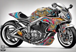 Superbike tattoo idea