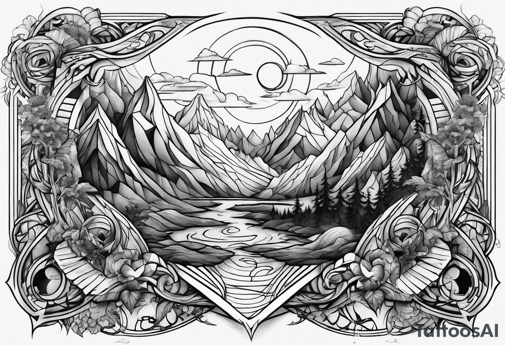 Hellscape tattoo idea