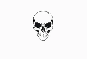 soldier skull tattoo idea