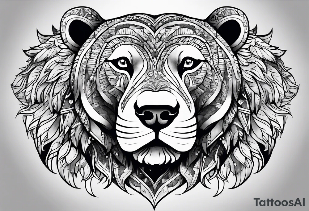 Touro
Urso 
Mercados financeiros tattoo idea