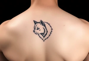 fine line, minimal, animal tattoo idea