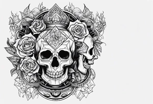 Tattoo about life and hell tattoo idea