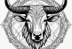 penis with horns tattoo idea