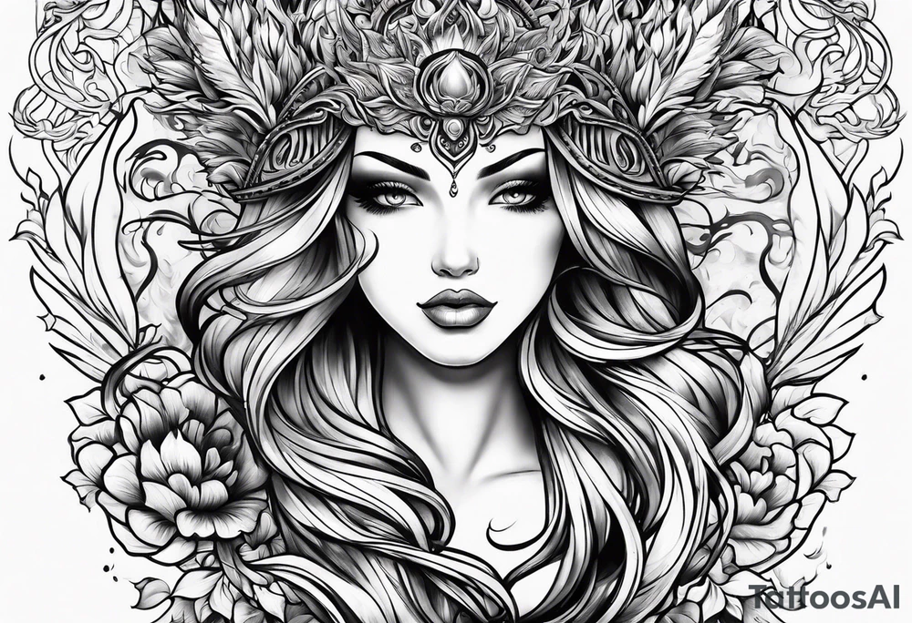 flames tattoo idea