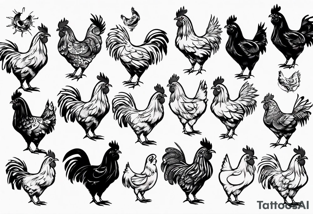 Chicken tattoo idea