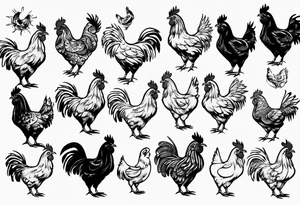 Chicken tattoo idea