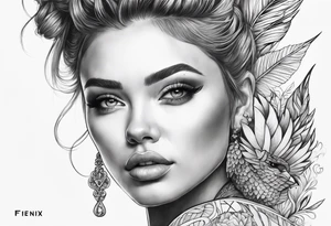 Fênix tattoo idea