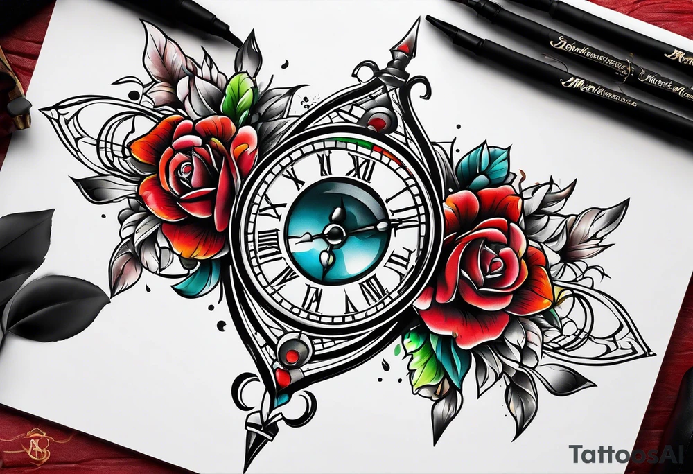 Coordinates tattoo idea
