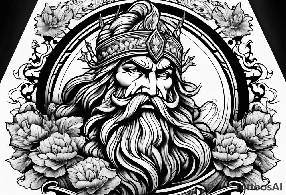 Poseidon tattoo idea