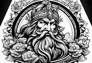 Poseidon tattoo idea