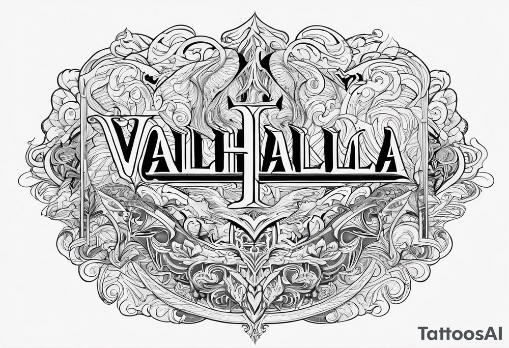 VALHALLA  poem tattoo idea