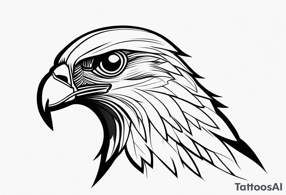 Fierce Falcon tattoo idea