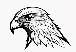 Fierce Falcon tattoo idea