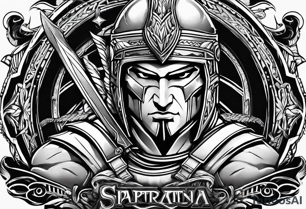 spartan tattoo idea