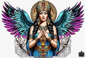Isis egypt god,Iustitia ,Aphrodite tatto tattoo idea