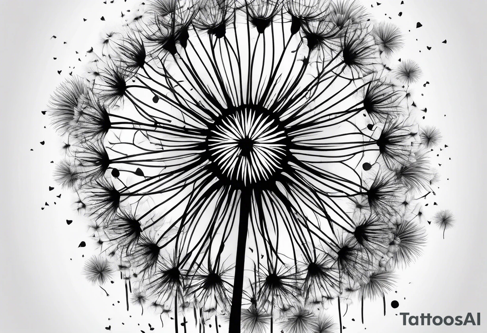 Dandelion tattoo idea