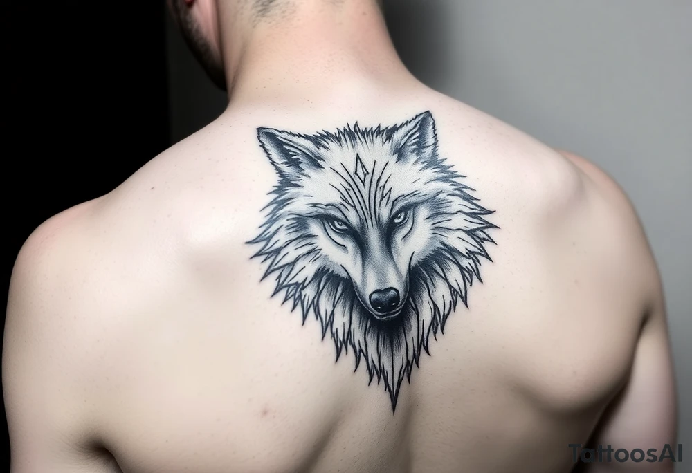 Wolf tattoo idea