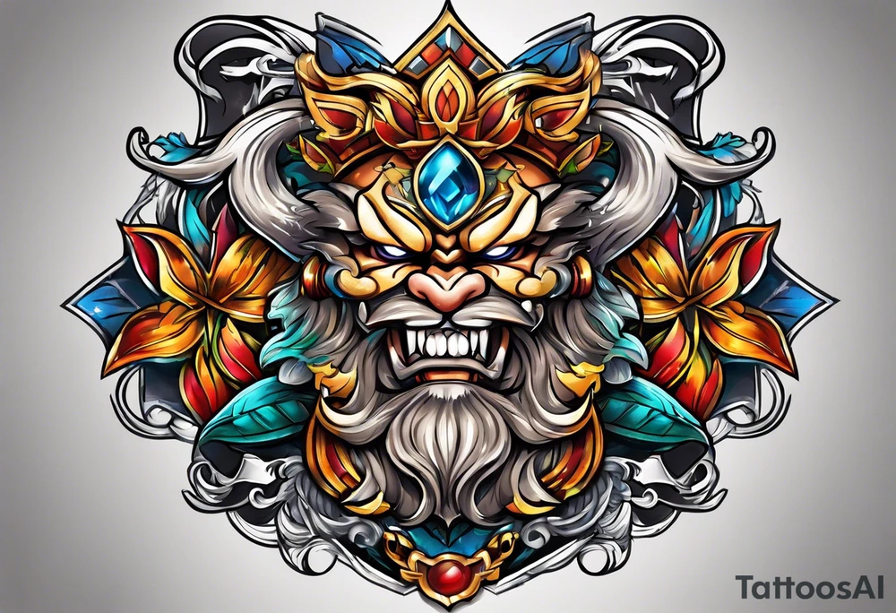 Bodybuilding tattoo idea