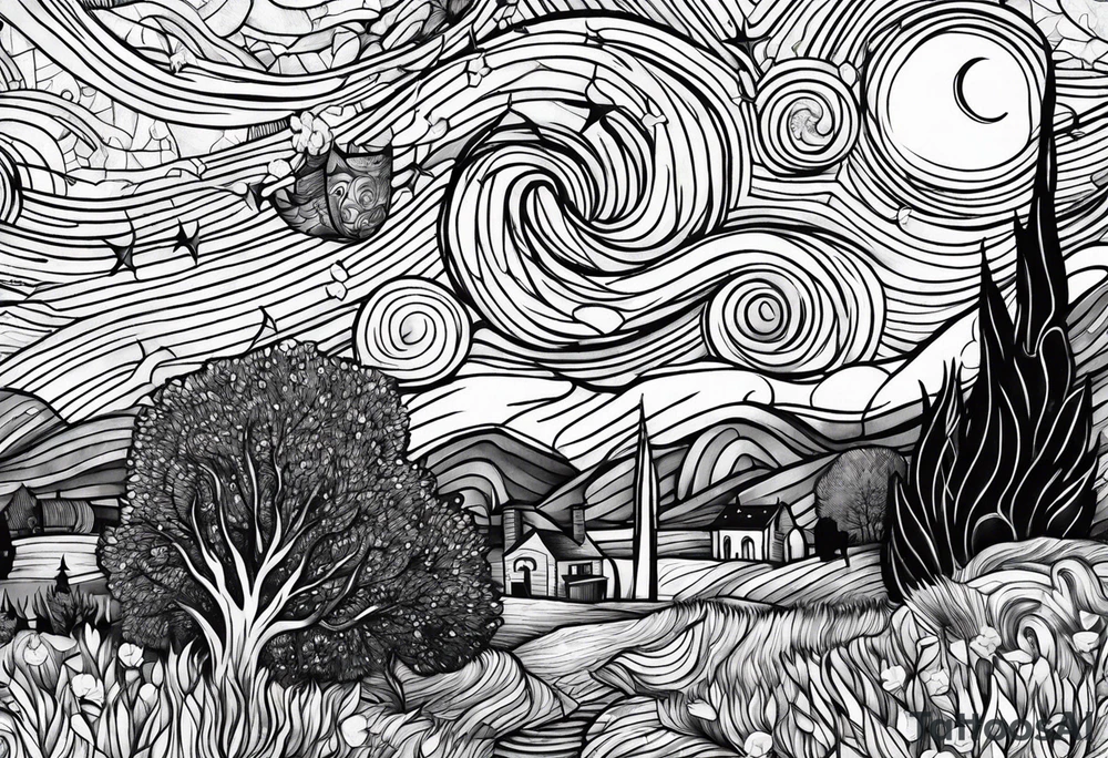 Van Gogh tattoo idea
