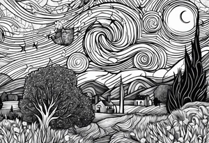 Van Gogh tattoo idea
