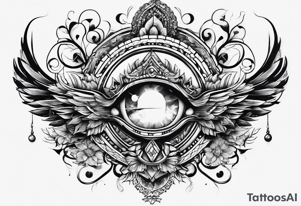 The embodiment of balance tattoo idea