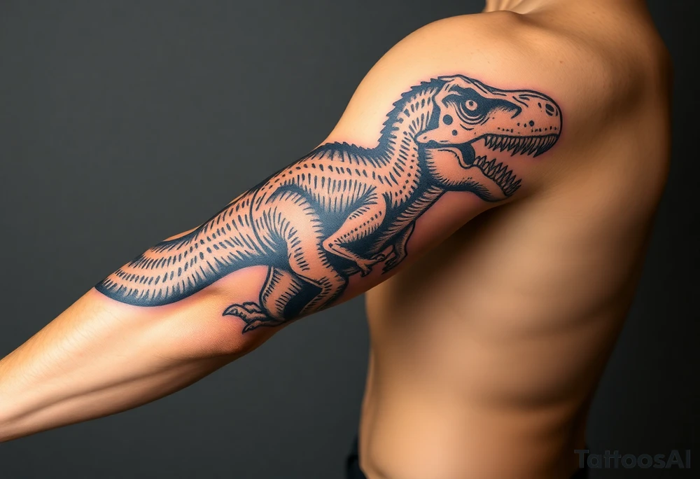 dinosaur tattoo idea