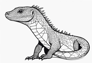 Goanna tattoo idea