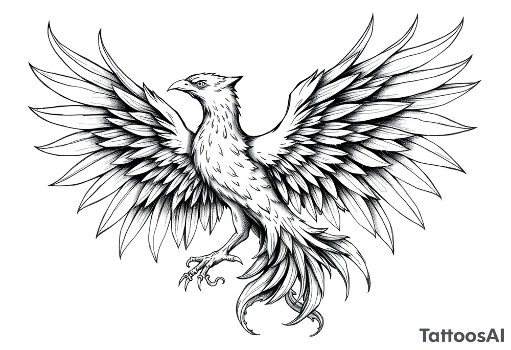 Phoenix tattoo idea