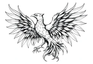 Phoenix tattoo idea