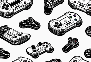PlayStation 5 tattoo idea