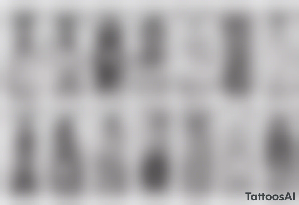 Linda Evangelista as a Witch in a Tarot tattoo idea