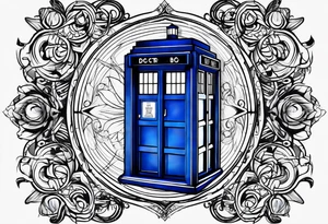 Doctor who tardis tattoo idea