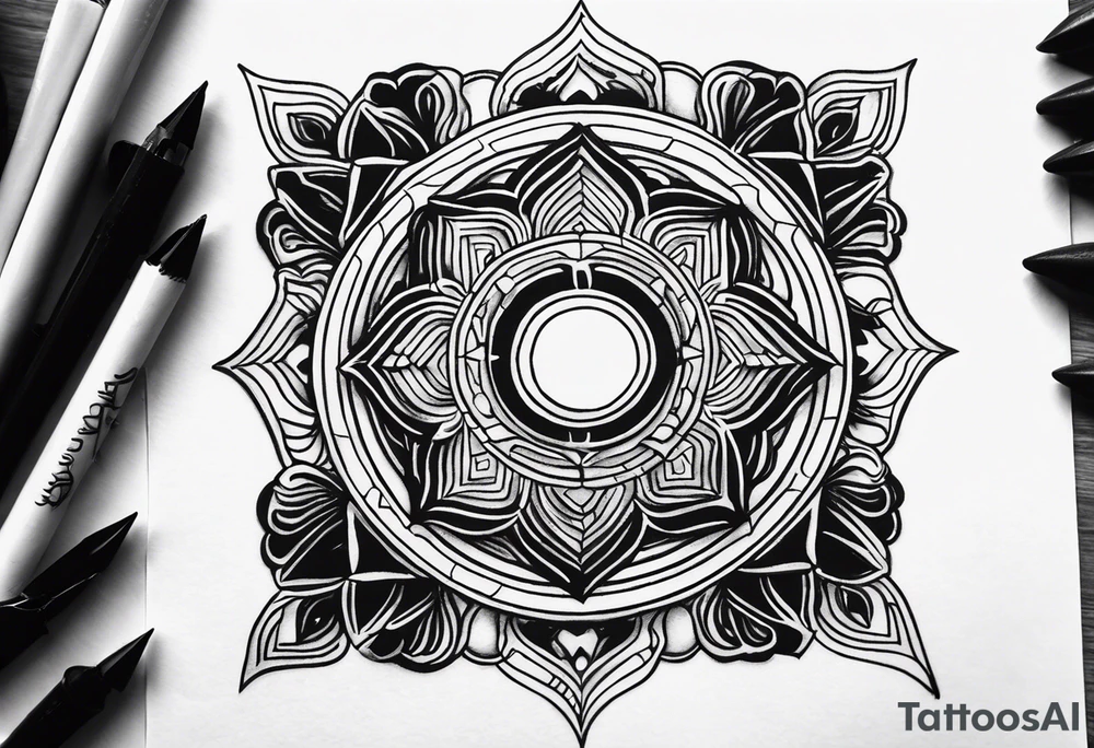 dadzbóg symbol tattoo idea