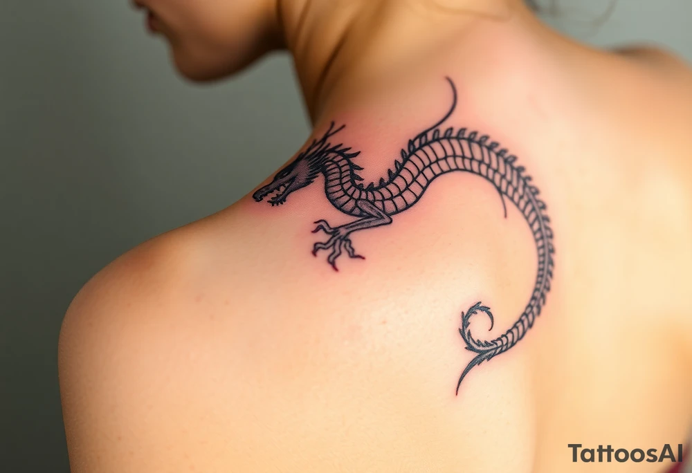 dragon tattoo idea