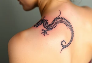 dragon tattoo idea