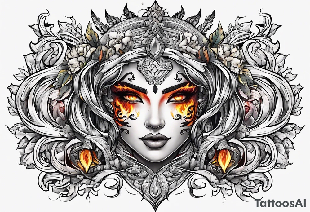Fire tattoo idea