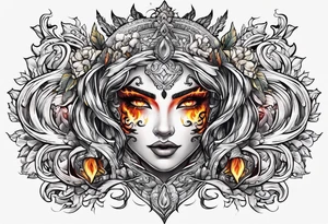 Fire tattoo idea