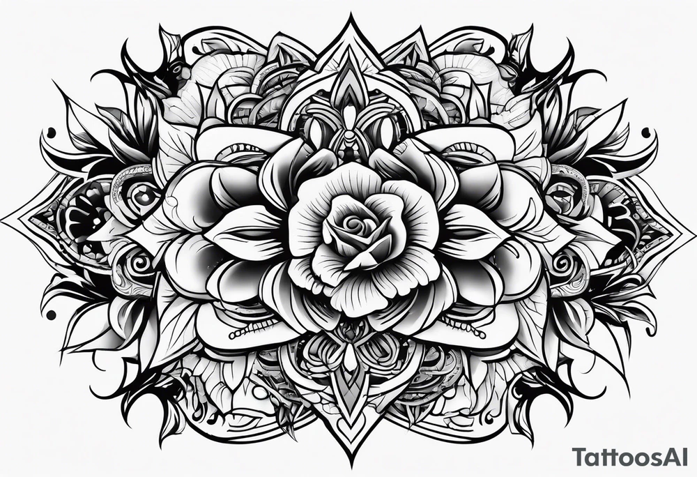 демон tattoo idea