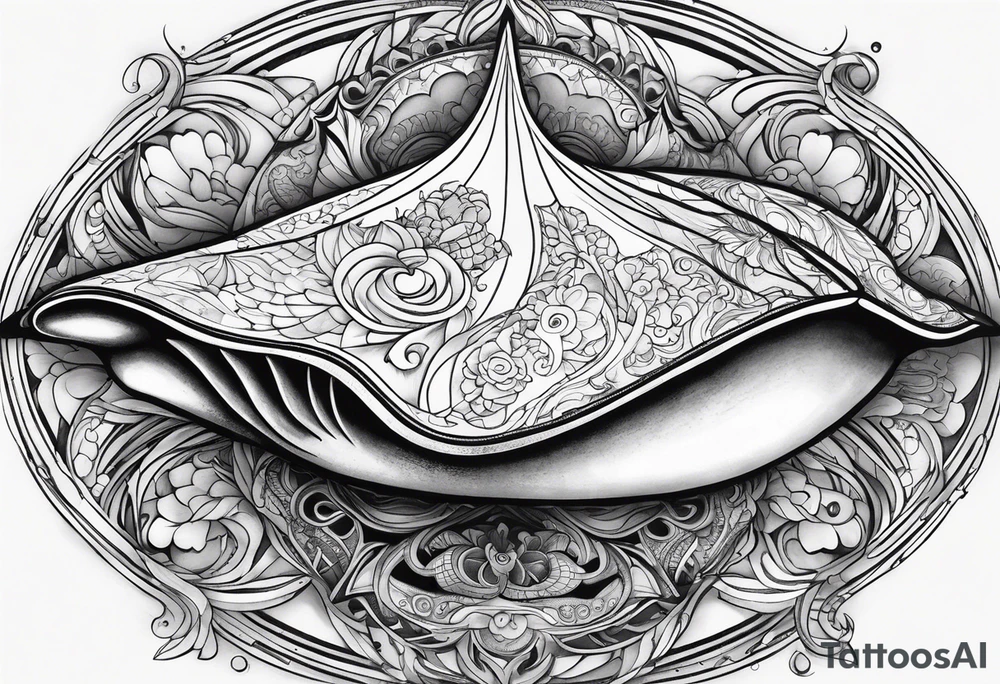 sting ray tattoo idea