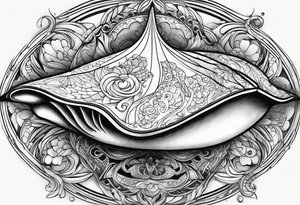 sting ray tattoo idea