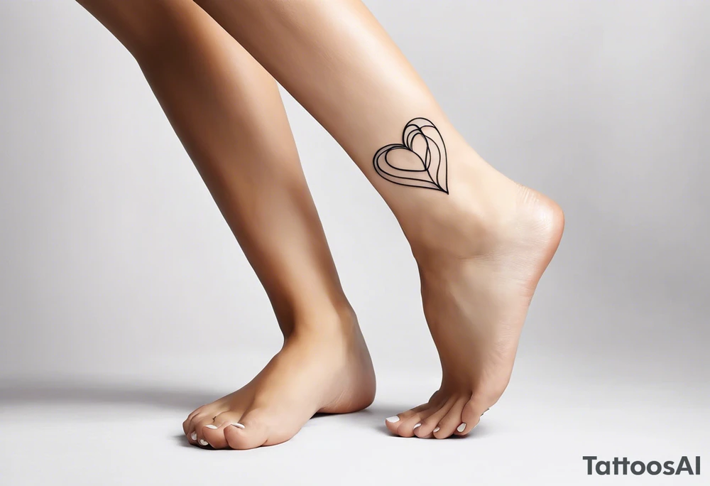 feminine unique minimalist tattoo on ankle symbolizing love tattoo idea feminine unique minimalist tattoo on ankle symbolizing love tattoo idea