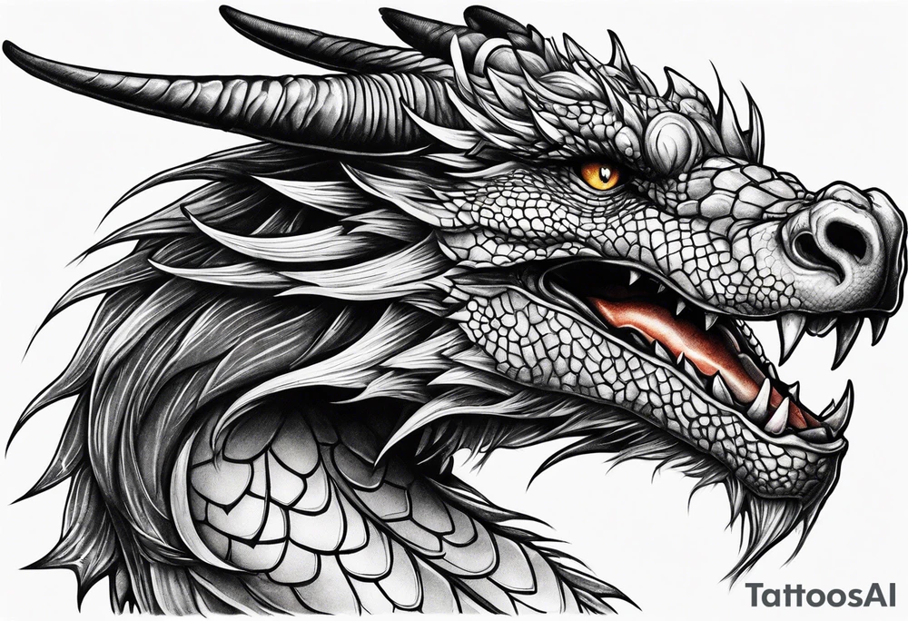 dragon tattoo idea