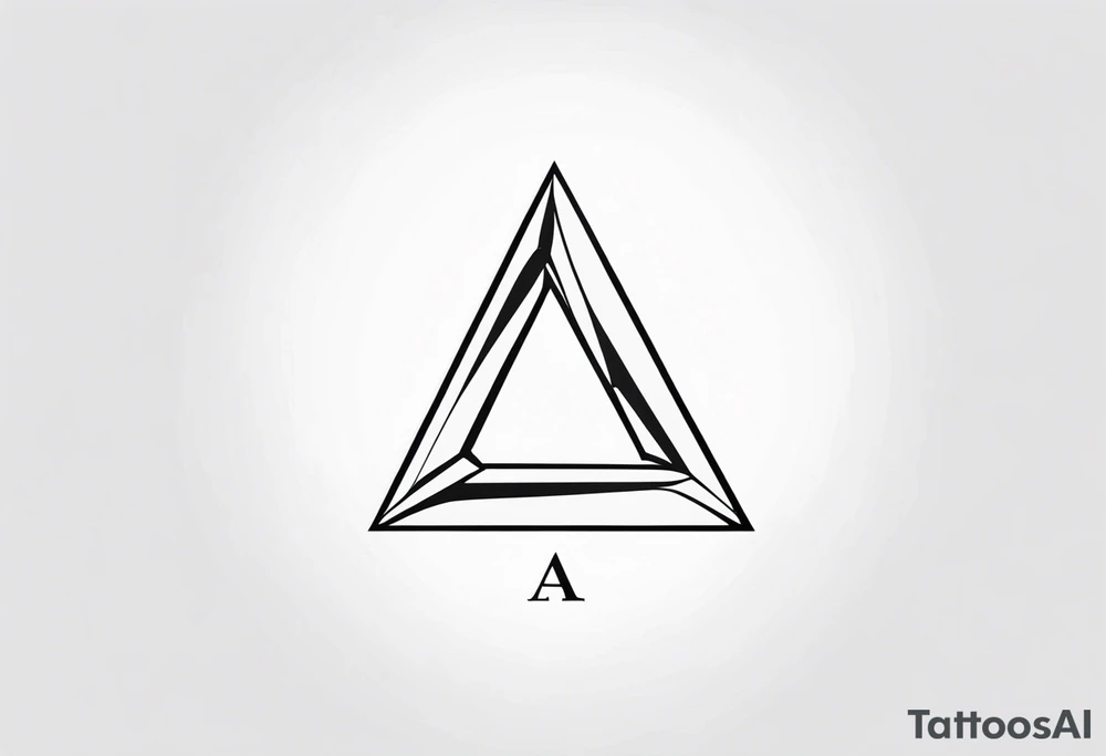 A greek letter delta tattoo idea