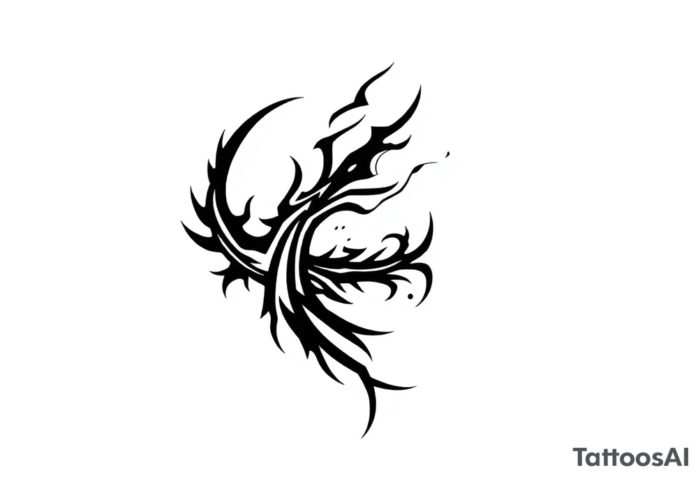I want a tattoo inspired by the character Izuku midorya from my hero academia. I want his black whip and lighting across my bicep, shoulder and leading slightly to my traps. I want it to be sharp. Not lacking or cringy. Sharp. I don’t want the character or the characters arm. I want the black whip and lighting. tattoo idea