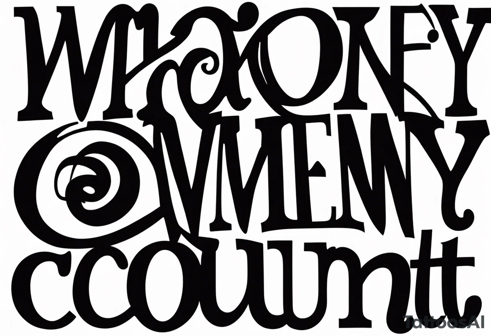 Make every moment count tattoo idea