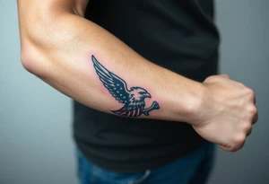 Patriotic, American tattoo idea