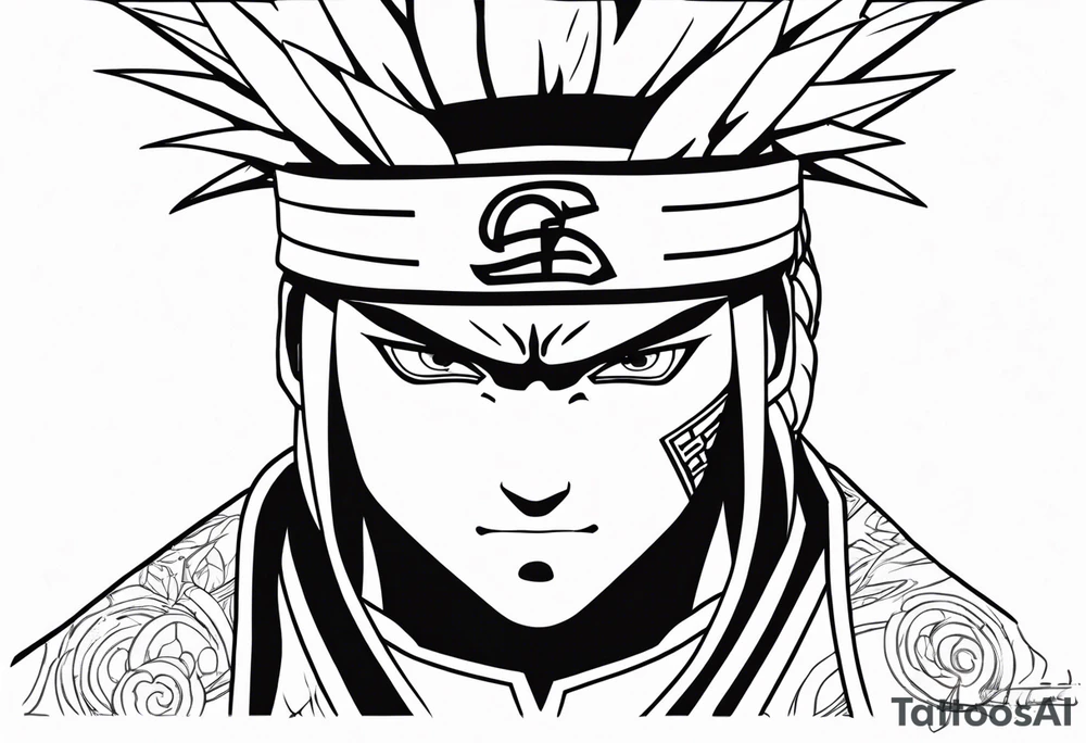 Sage mode jiraiya from the anime naruto tattoo idea