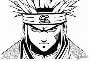 Sage mode jiraiya from the anime naruto tattoo idea