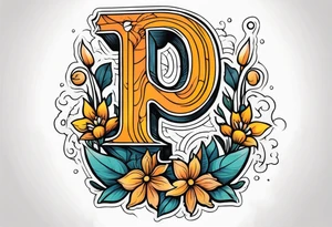 the number 5 tattoo idea