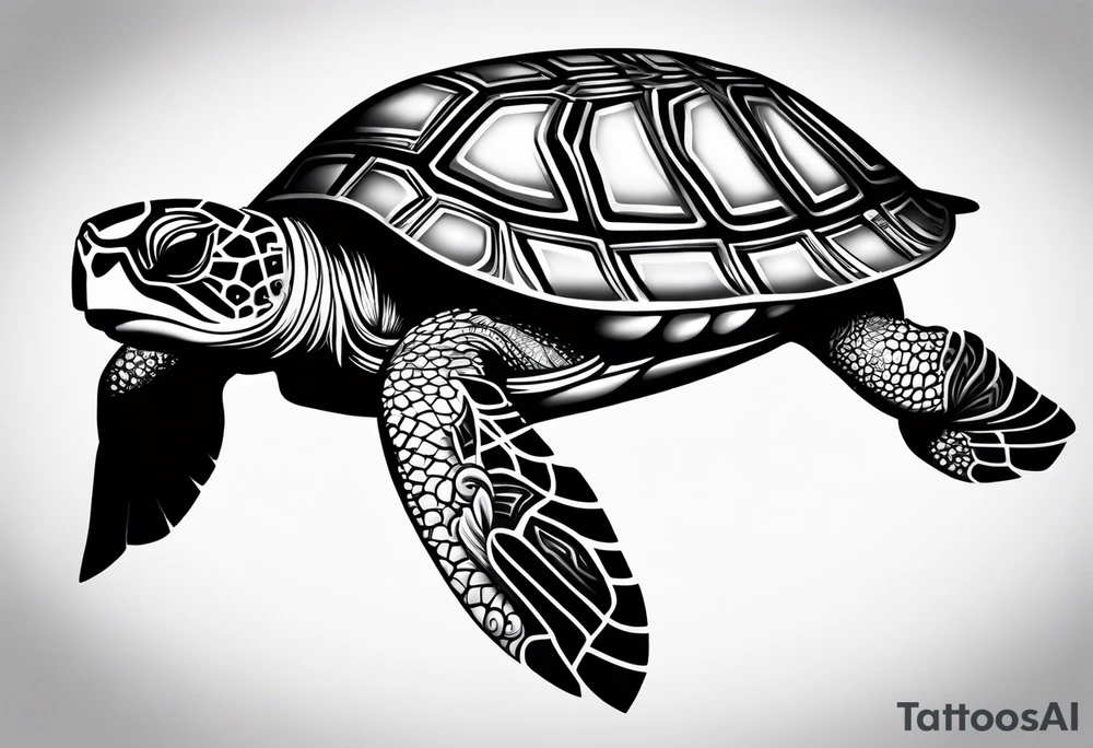 hawaii turtle tattoo idea
